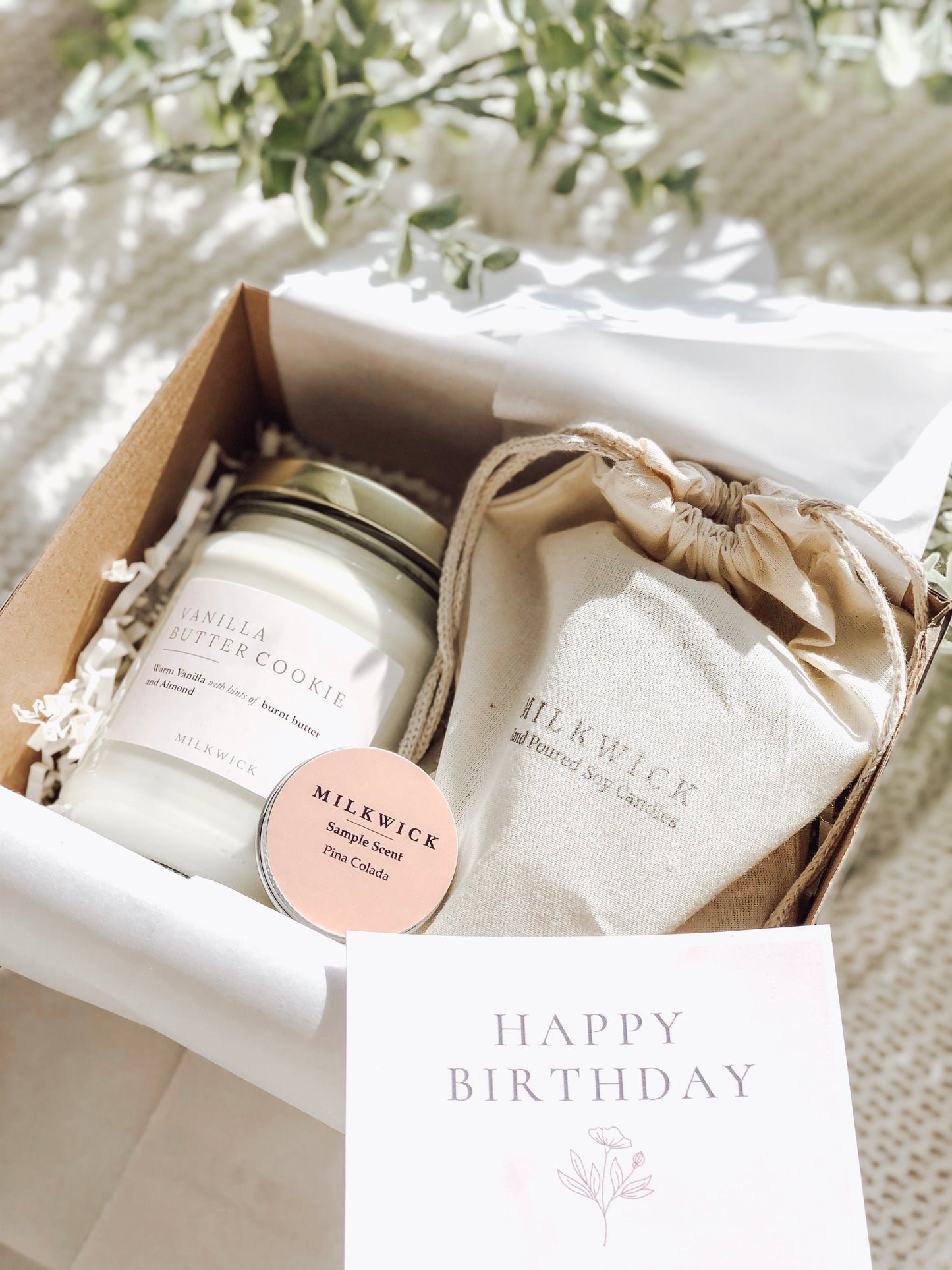Gift Pack- 2 Large Candles with Card