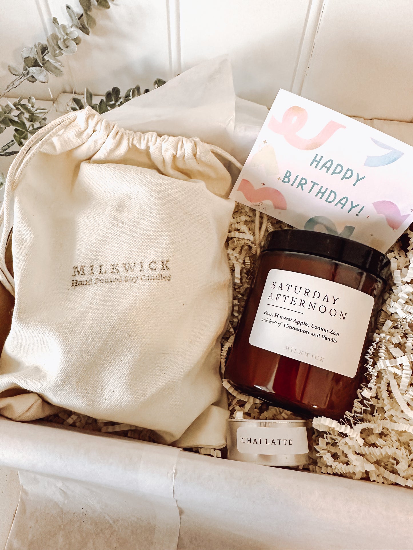 Gift Pack- 2 Large Candles with Card