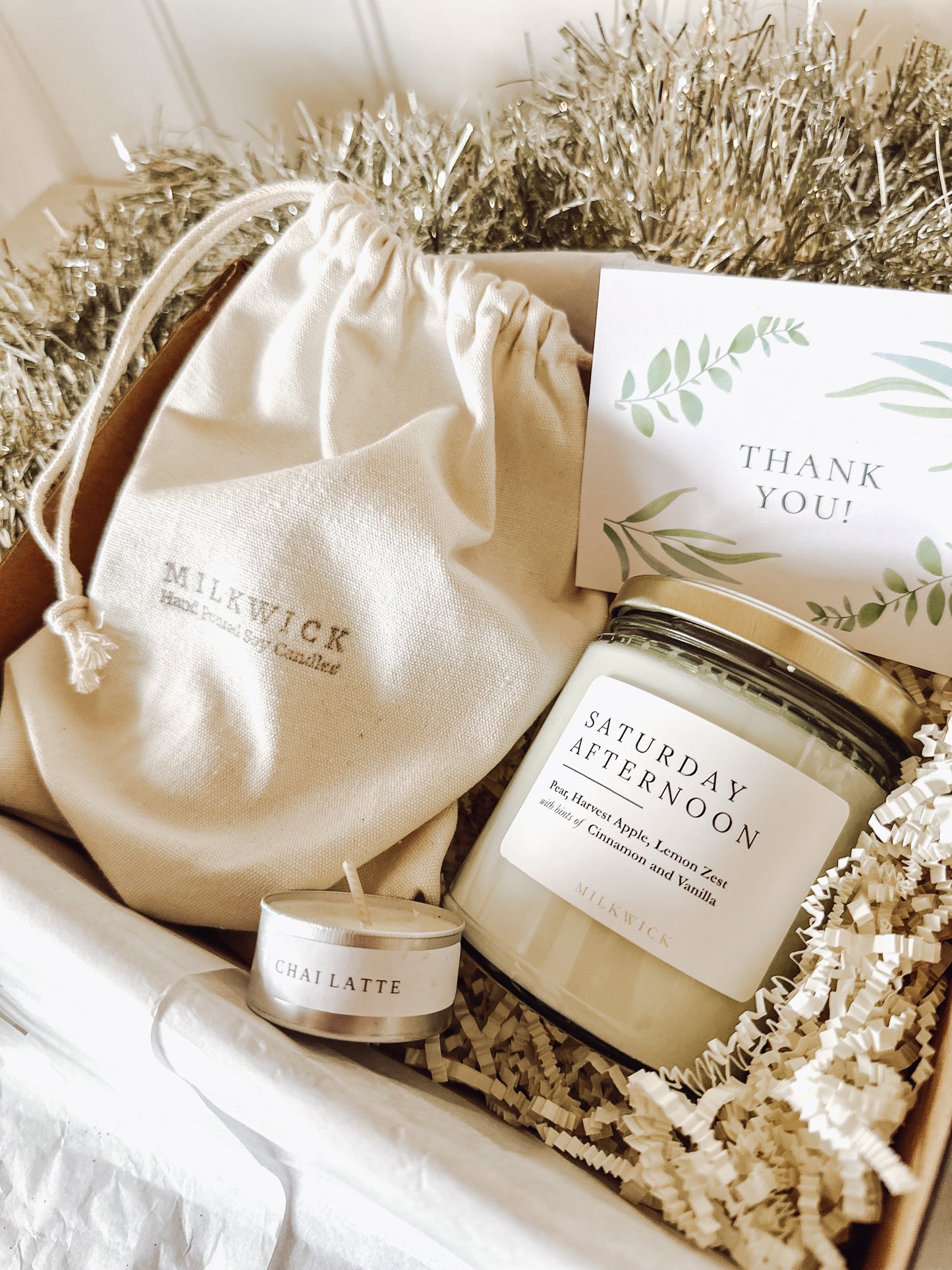 Gift Pack- 2 Large Candles with Card