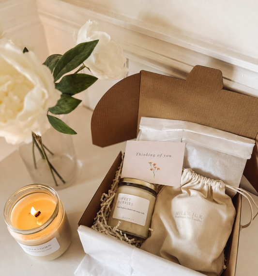 Gift Pack- 2 Large Candles with Card