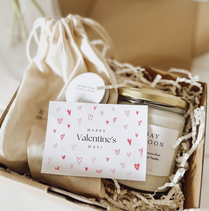 Valentine's Gift - Candle & Seedling Kit