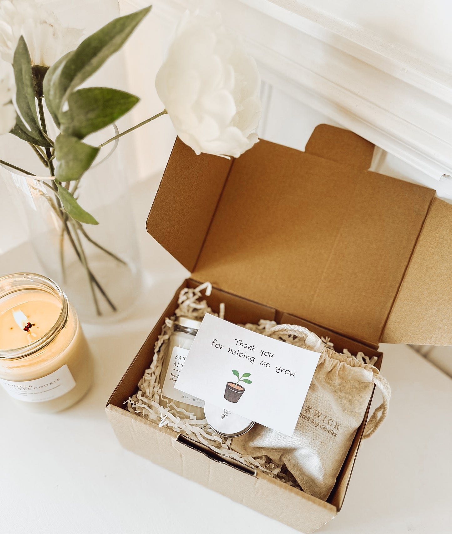 Teacher Gift - Candle & Seedling Kit
