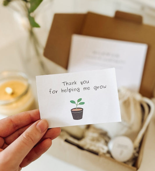 Teacher Gift - Candle & Seedling Kit